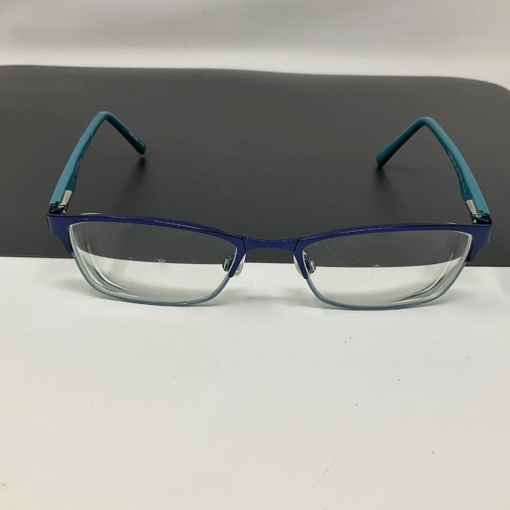 FLEXON JUNIOR J4003 424 Turquoise Navy Unisex Kids Eyeglasses 51 [] 18-135